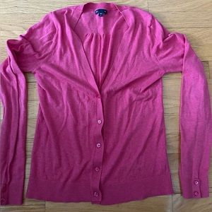 Gap - Pink V-neck cardigan - medium